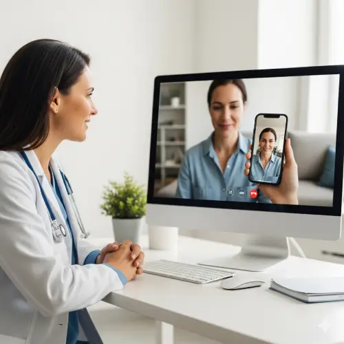 Doctor Telehealth Consultation